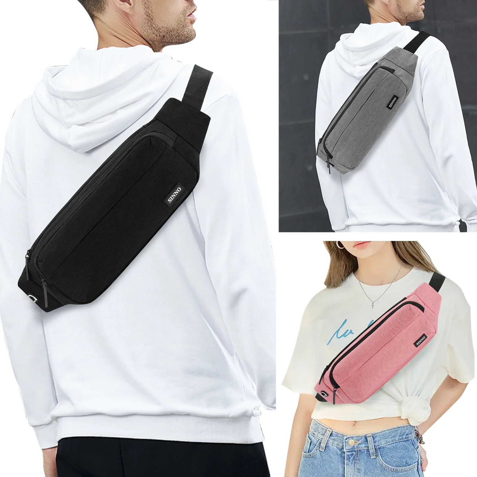 Водонепроницаемая Спортивная поясная сумка унисекс