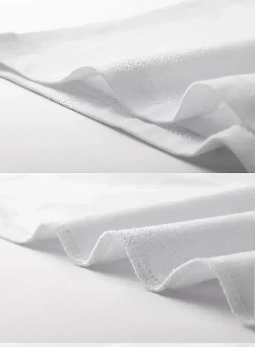 Мужская Футболка Из 100% Хлопка Брендовая Повседневная Модная Однотонная Без