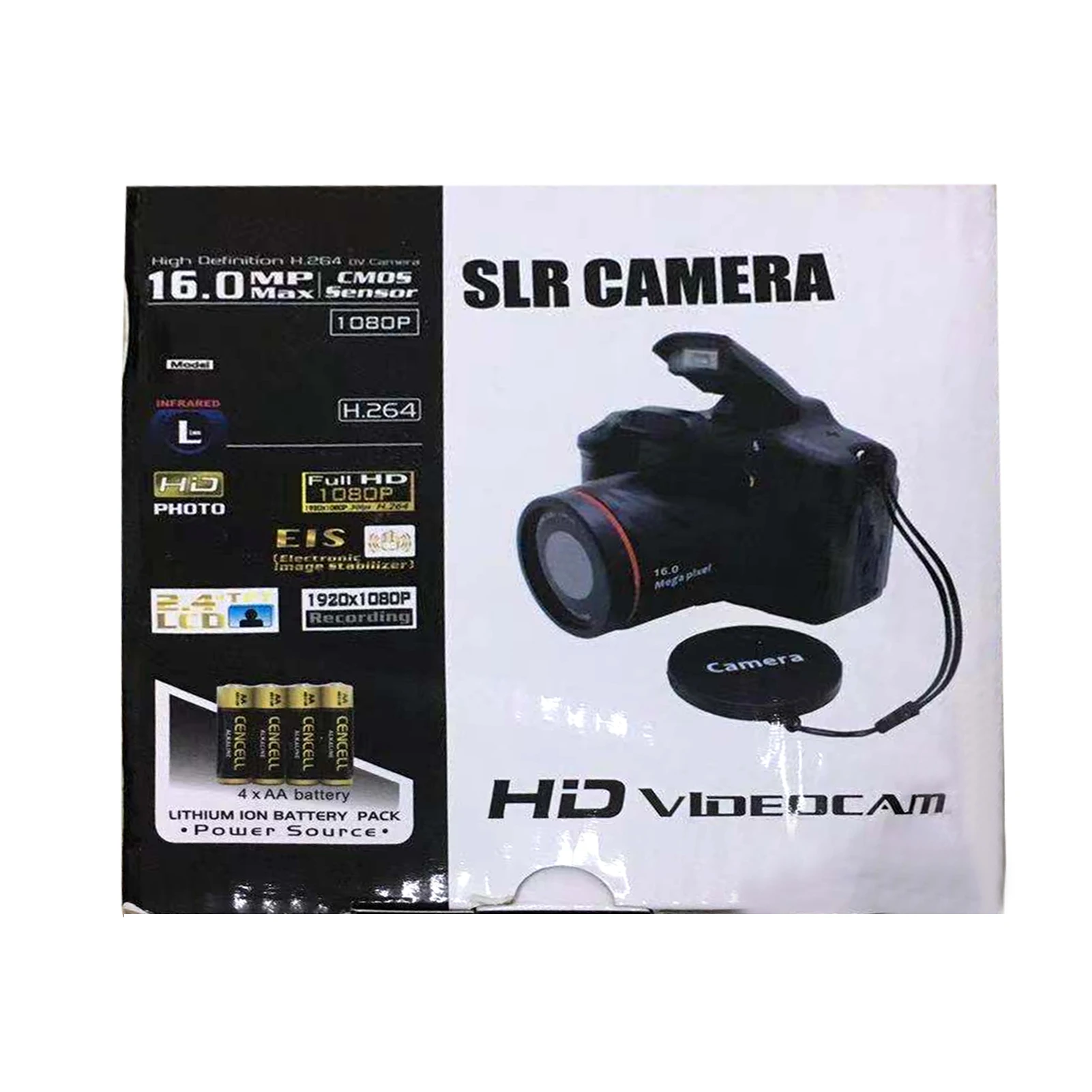 Цифровая камера Andoer 16X Focus Zoom 1920X1080 SLR с поддержкой карты 32 Гб Портативная для
