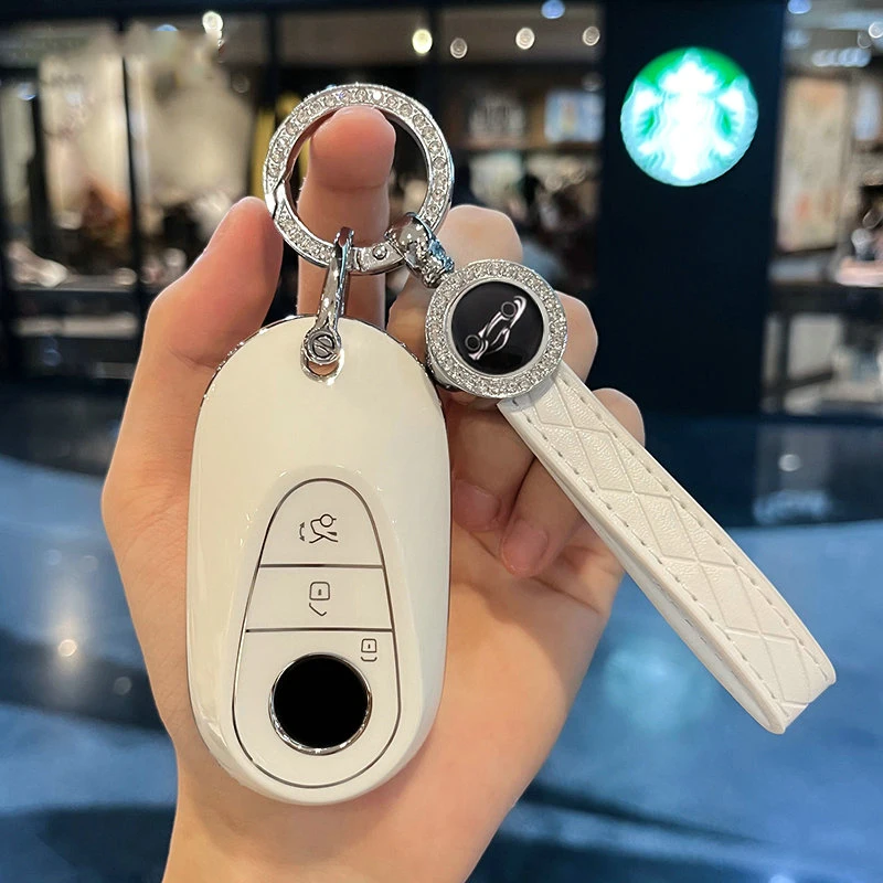 Чехол для автомобильного ключа из ТПУ Mercedes Benz C S Class W206 W223 S350 C260 C300 S400 S450 S500