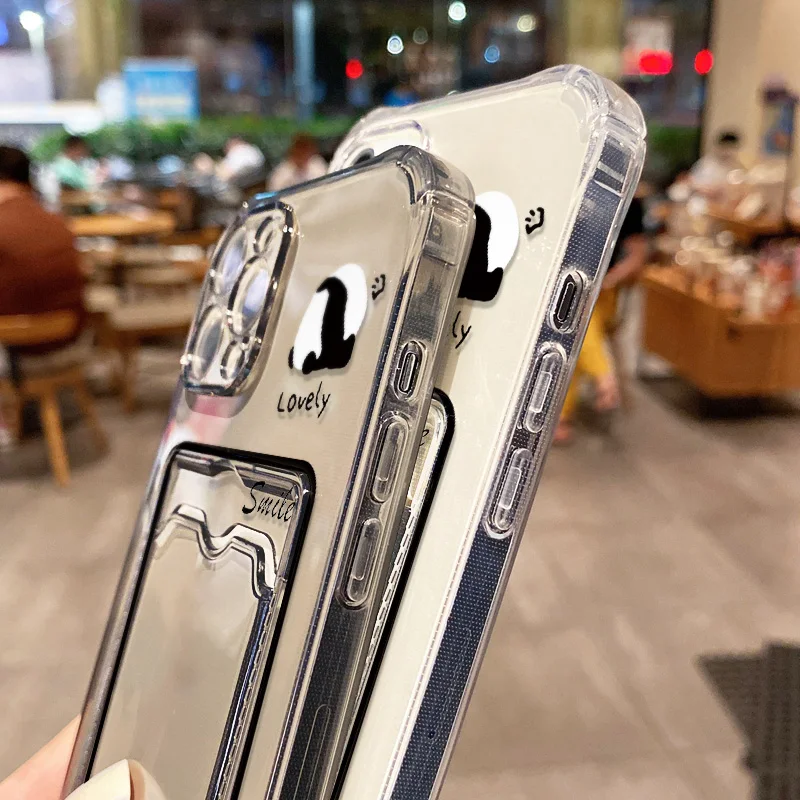 Фото Чехол для телефона с милыми мультяшными животными для iPhone 13, чехол для iPhone 15, 11, 16, 14, 12, 17 Pro Max Air 7, 8 Plus 16e XR SE, мягкая сумка для карт, чехол №5