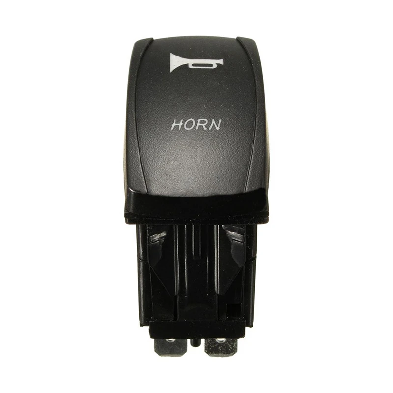 

4X Momentary Car Boat Marine LED Light Horn Bell Laser Rocker Switch 12V 24V Blue