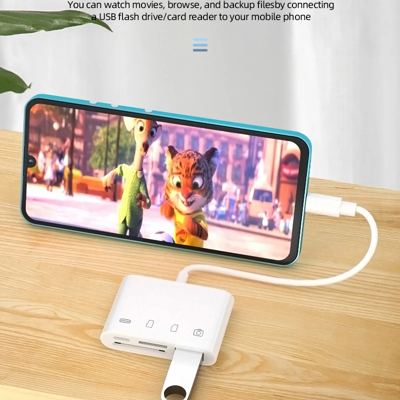 Type C & Micro Usb для чтения sd-карт OTG USB кабель SD/TF кардридер адаптер передачи данных