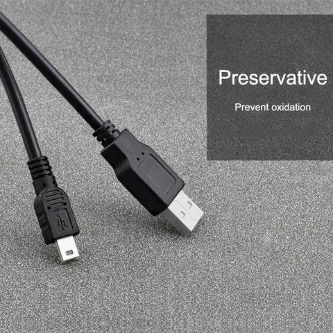Кабель Mini USB 2.0 черный