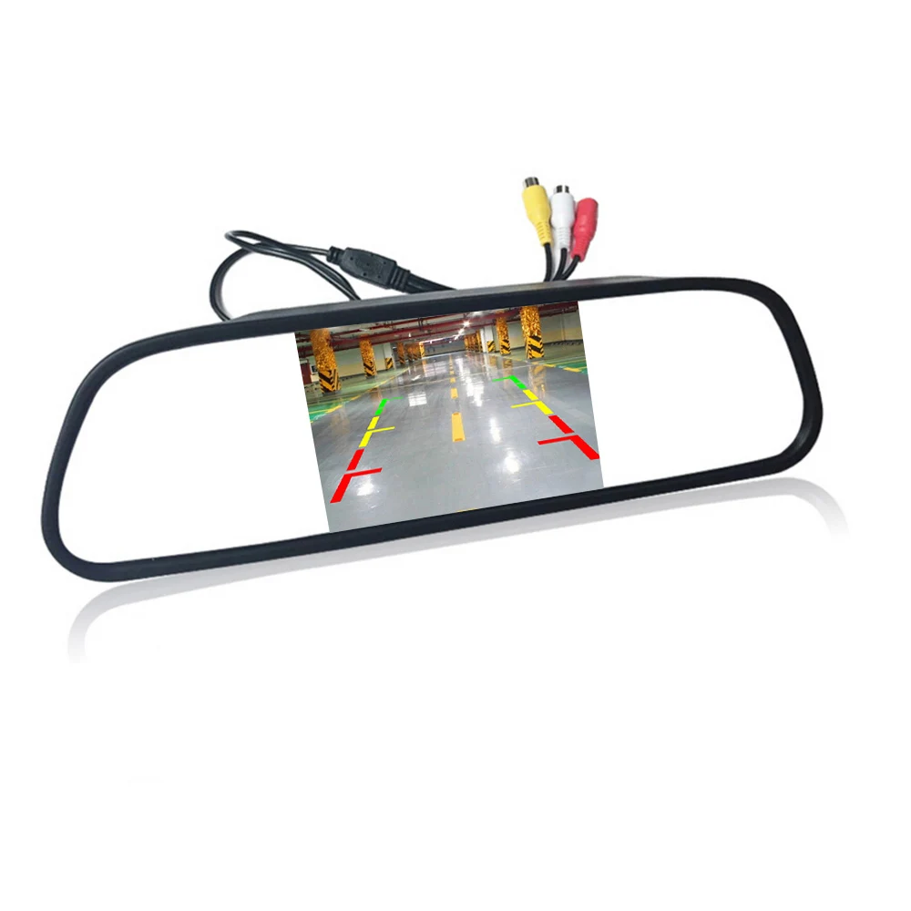 

Зеркало-парктроник Podofo, система парковочного мониторинга с водостойкой HD CCD-камерой заднего вида с 4 светодиодами и ночным виденьем