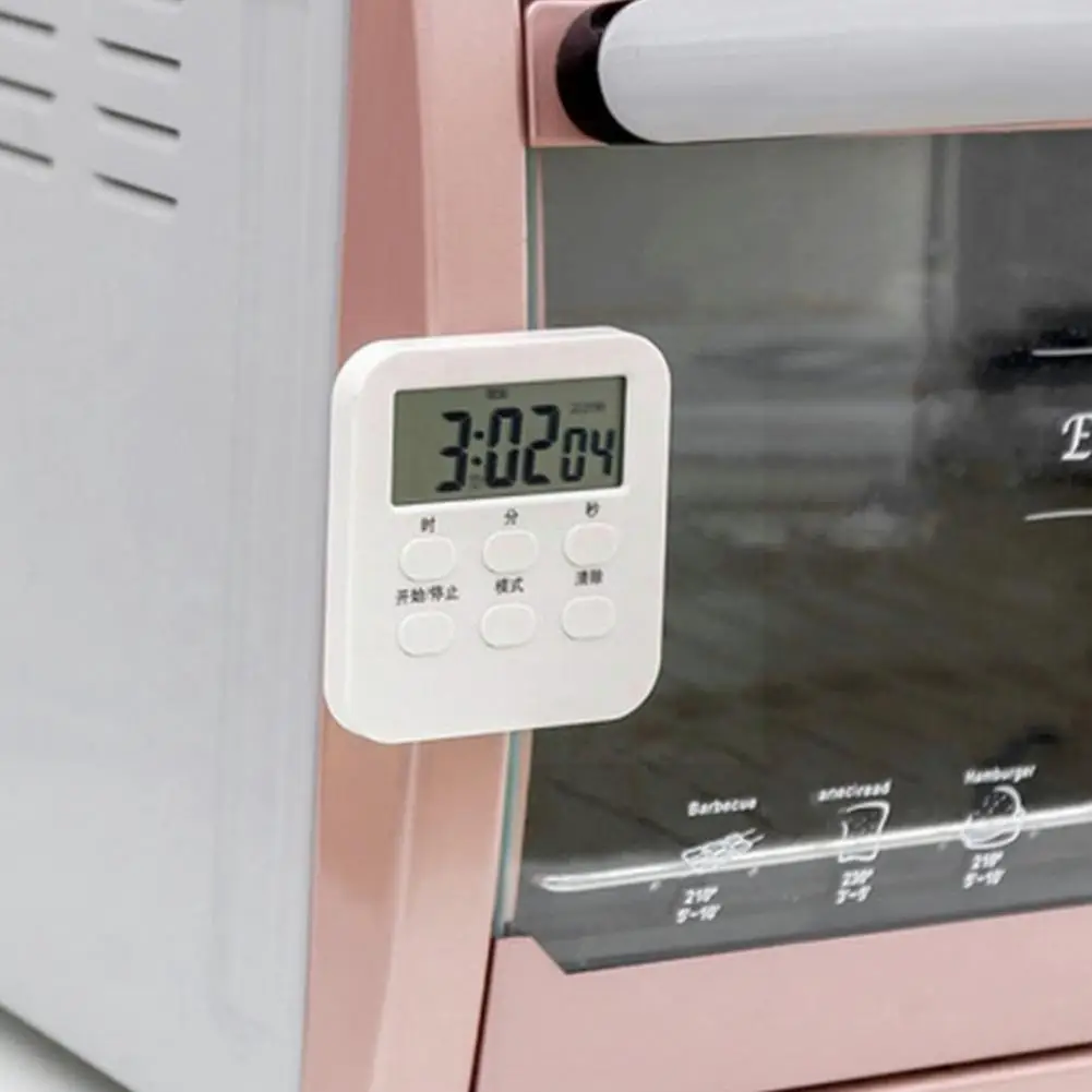 

Kitchen Reminder Multifunctional Lcd Digital Small Clock 24 Accessories Countdown Reminder Electronic Hour Timer Kitchen G0b8