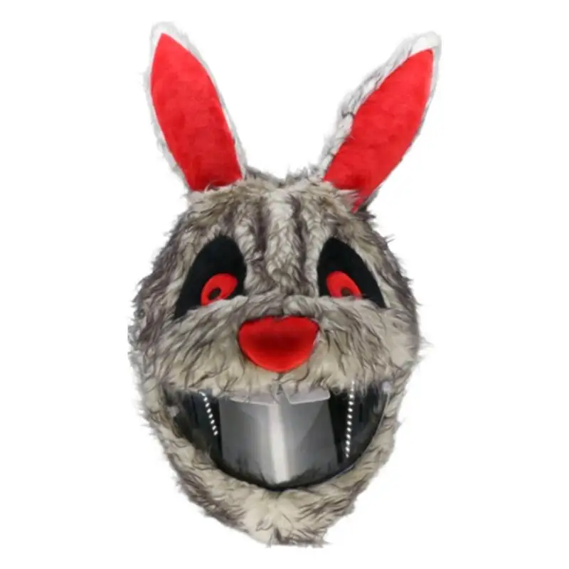 

Plush Motorcycle Helmets Covers Full Helmets Hat Gift Funny Cartoon Plush Helmets Full Face Covers For Motorcycle Helmets