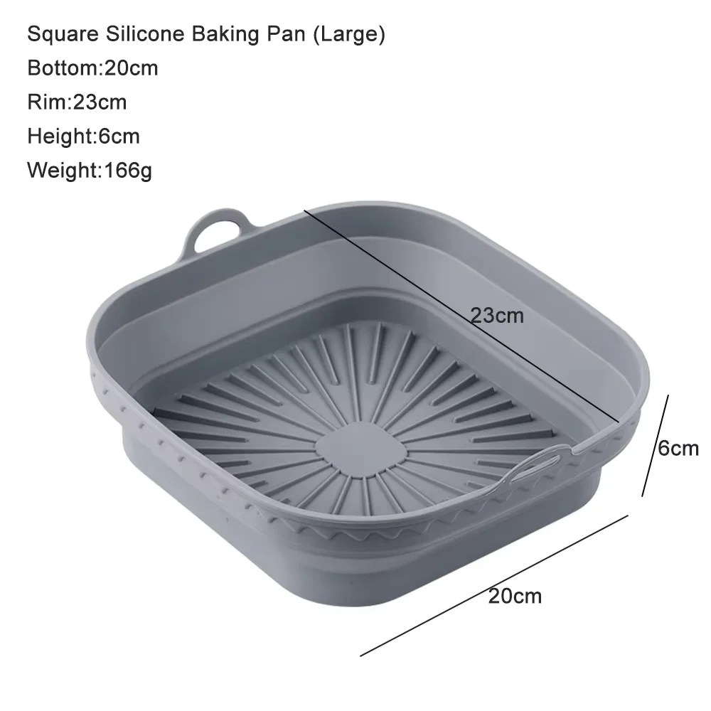 

Квадратная силиконовая форма для фритюрницы 20-23 см