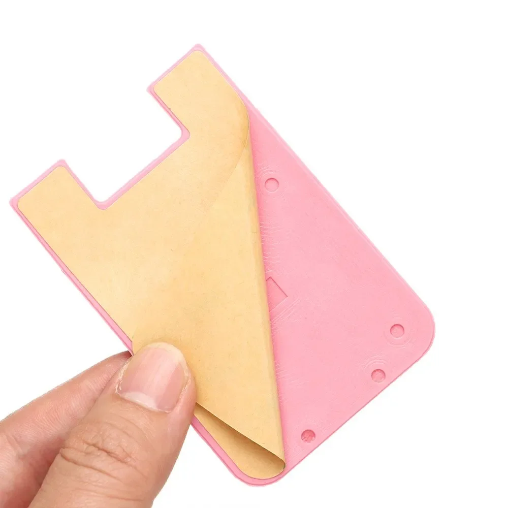 Credit Pocket Adhesive Fashion Women Men Cell Phone Holder ID Card Holder Slim Case Sticker Wallet Case