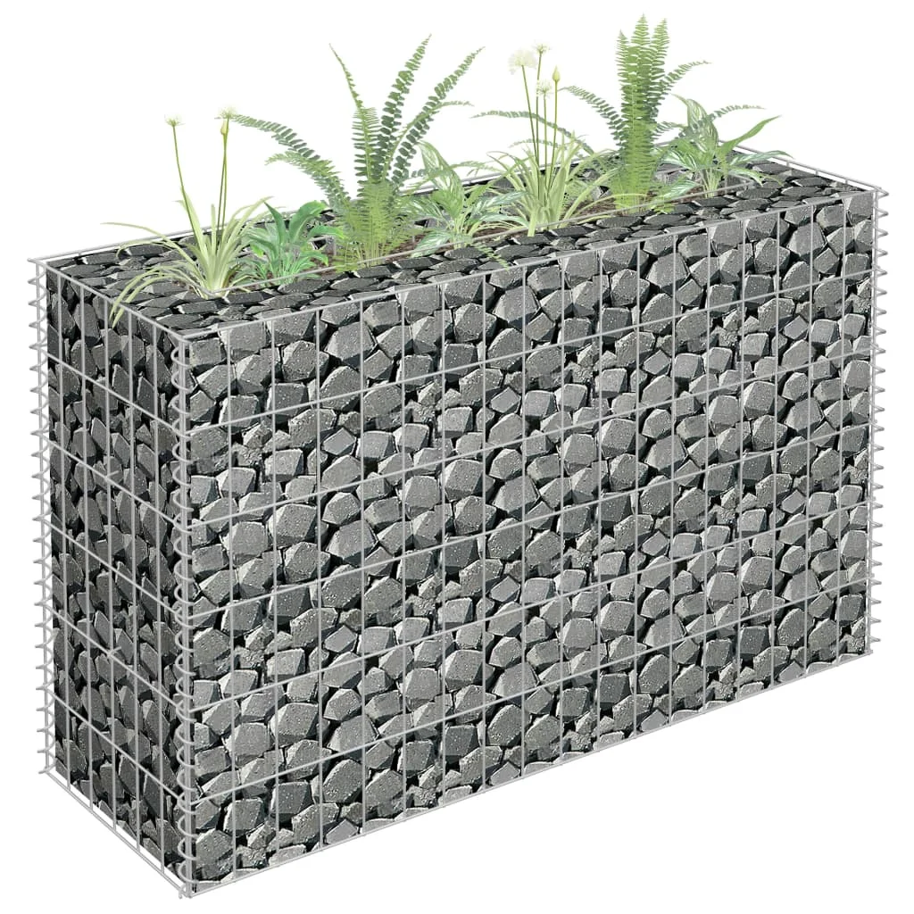 Gabion Raised Bed Galvanized Steel 35.4