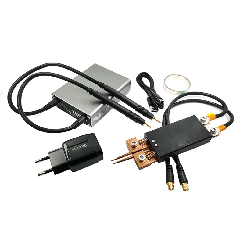 

DH20 Pro 9 Gears Mini Spot Welder With Extra Single-Handed Welding Pen Nickel Plate 18650 Battery Welder Machine