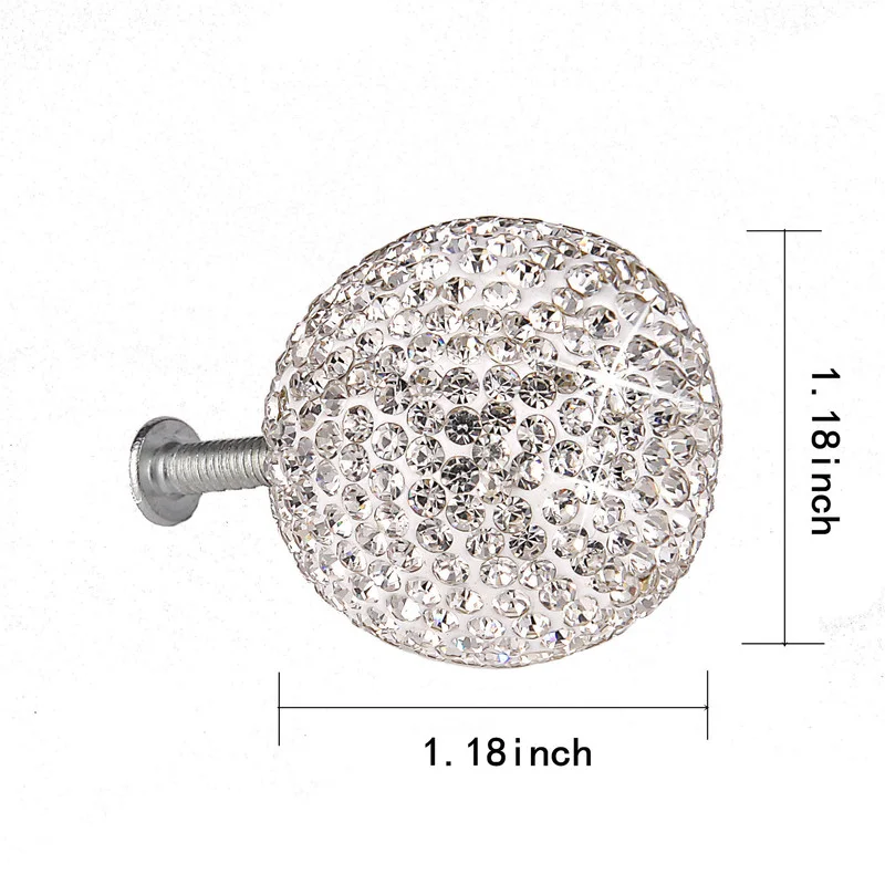 1 шт. Современная хрустальная ручка оформление оформления планкой и выдвижными