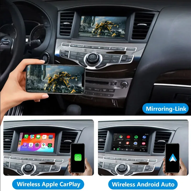 Автомобильный мультимедийный системный модуль Android интерфейс CarPlay для Infiniti QX80 QX70