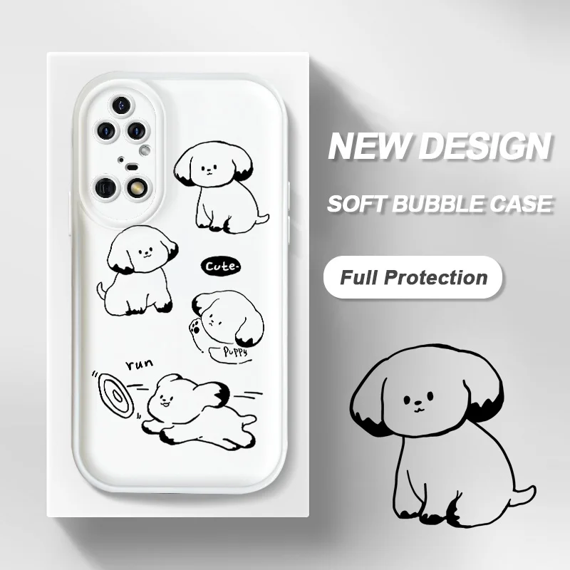 

Small animal Air cushion Phone Case for Huawei P50 Pro P50E P40 4G 5G P30 Pro P20