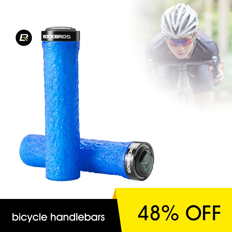 

Rock Brothers bicycle mountain bike handlebar handle lock anti-skid car handle handle bicycle riding equipment accessories