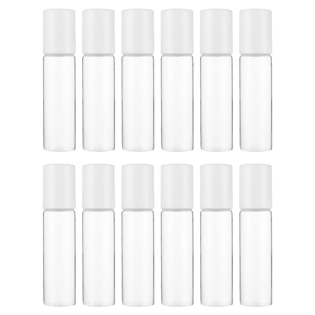 

Стеклянный контейнер-ролик для бутылок, образец нефти, тонкий, пустые, для ароматерапии, прозрачные губы, маленькие, многоразовые, пластиков...