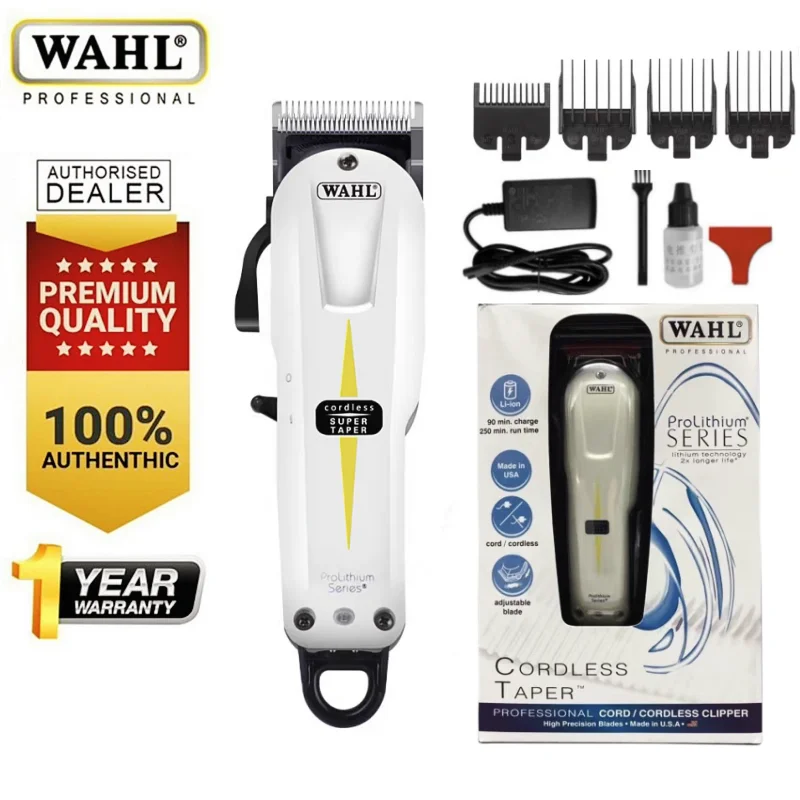 WAHL 8591 Hair clipper 5-star series Hair clipper cutter，Cordless Hair clipper，Professional Hair clipper ，Men's beard trimmer