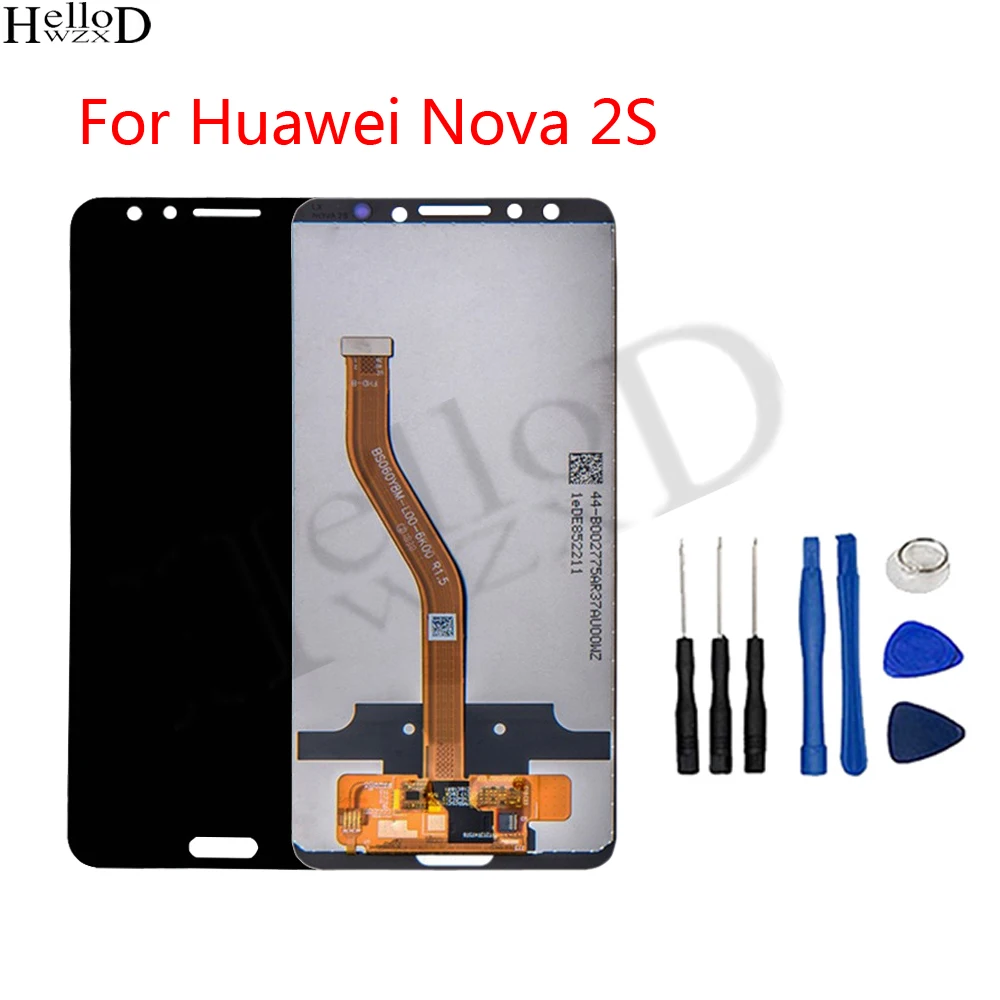 ЖК-дисплей 6,0 дюйма для Huawei Nova 2S, дисплей для телефона, ЖК-дисплей, сенсорный экран, дигитайзер, запасные части для экрана Nova 2S + Инструменты