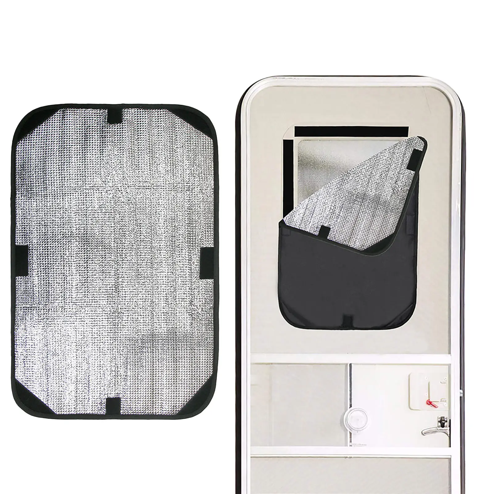 

Солнцезащитный чехол для окон RV 25,5x16 дюймов, водонепроницаемый пыленепроницаемый Непрозрачный чехол с защитой от УФ-излучения, Солнцезащит...