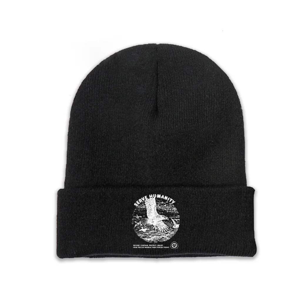 

Knit Hat Plague Doctor SCP 049 Winter Warm Beanie Caps Serve Humanity Men Women Fashion Casual Bonnet