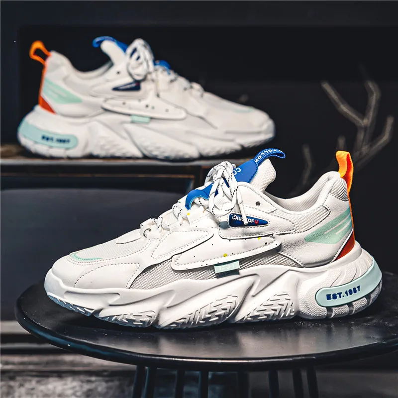 Original Designer Sneakers for Men Casual Sports Shoes Male High Quality Men's Chunky Plaform Shoes Fashion Athletic Trainer Man