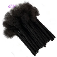 6 inch short natural black handmade dreadlocks hair extension for africa men women soft twist braiding crochet hair