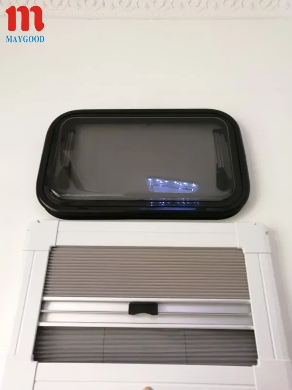 1200x500 мм алюминиевое боковое окно с заглушкой