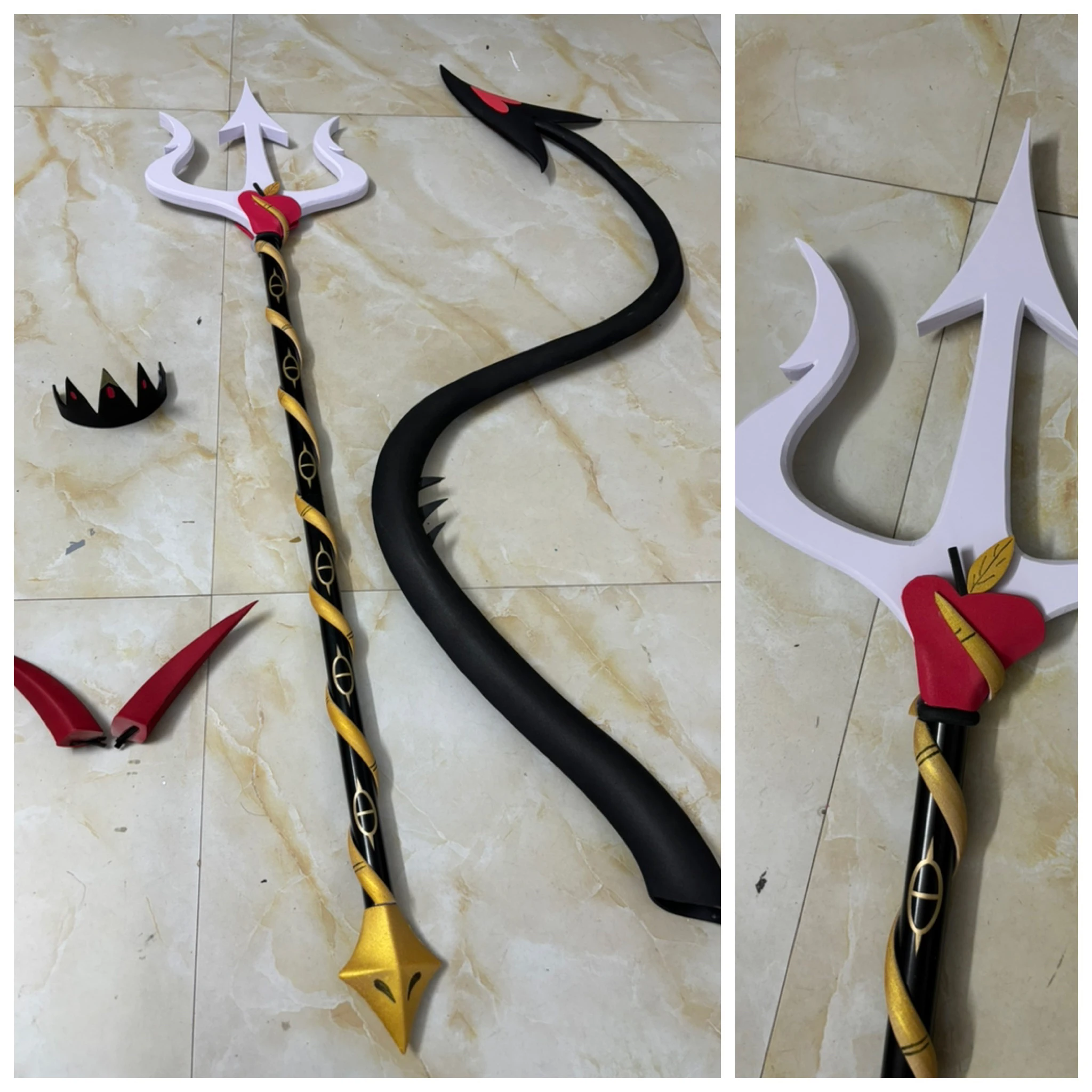 Хэллоуин хамбин для отеля реквизит Чарли Хорн корона женщин и мужчин косплея на