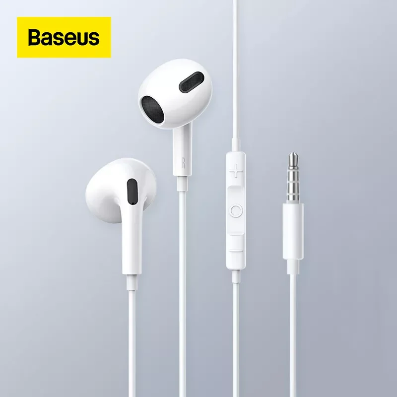 

Baseus Wired Earphone H17 3.5mm In-ear with Microphone for Samsung Galaxy Xiaomi Huawei 3.5mm Ports Devices HiFi Sport Headphone