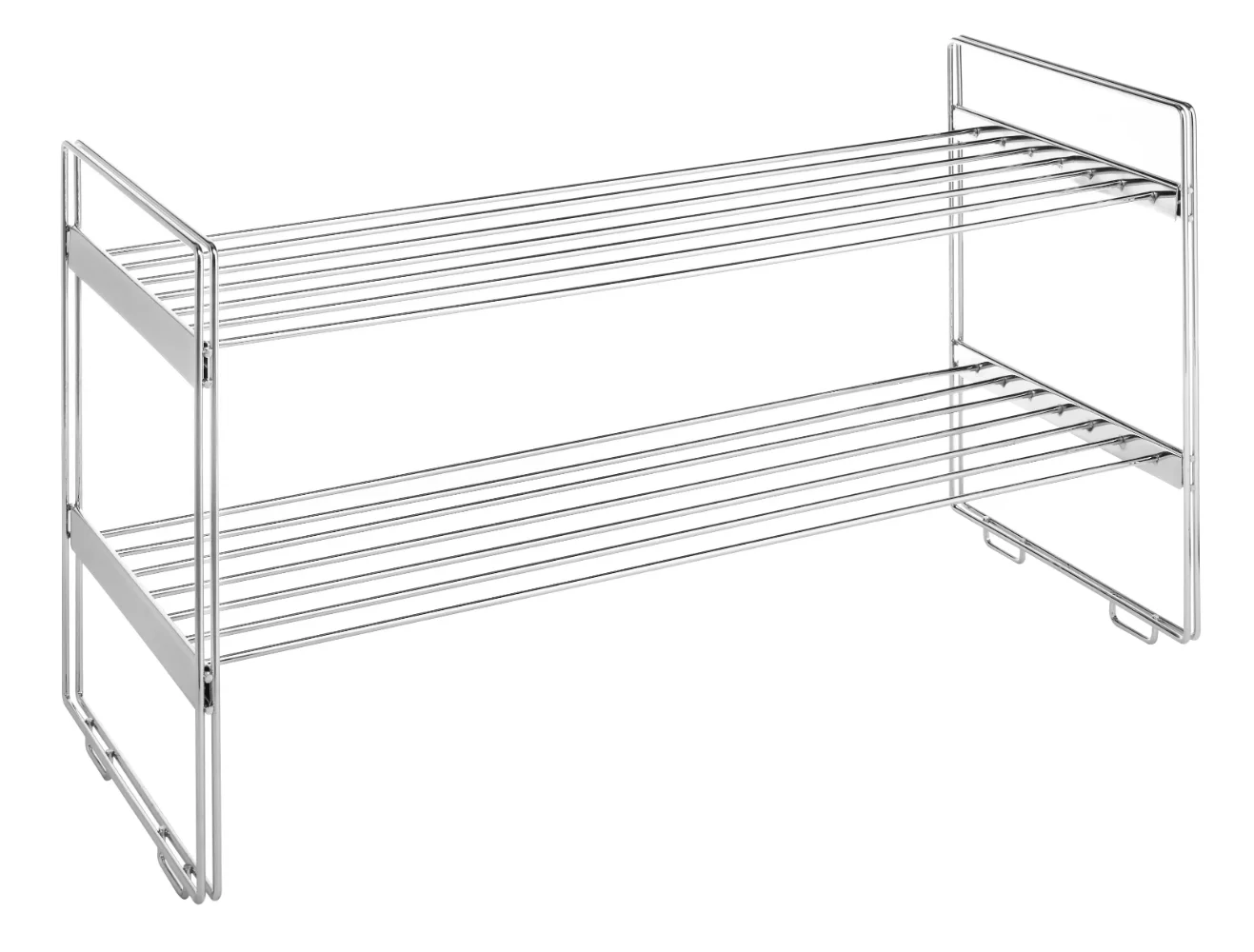 

2-Tier Stackable Shoe Rack, Metal