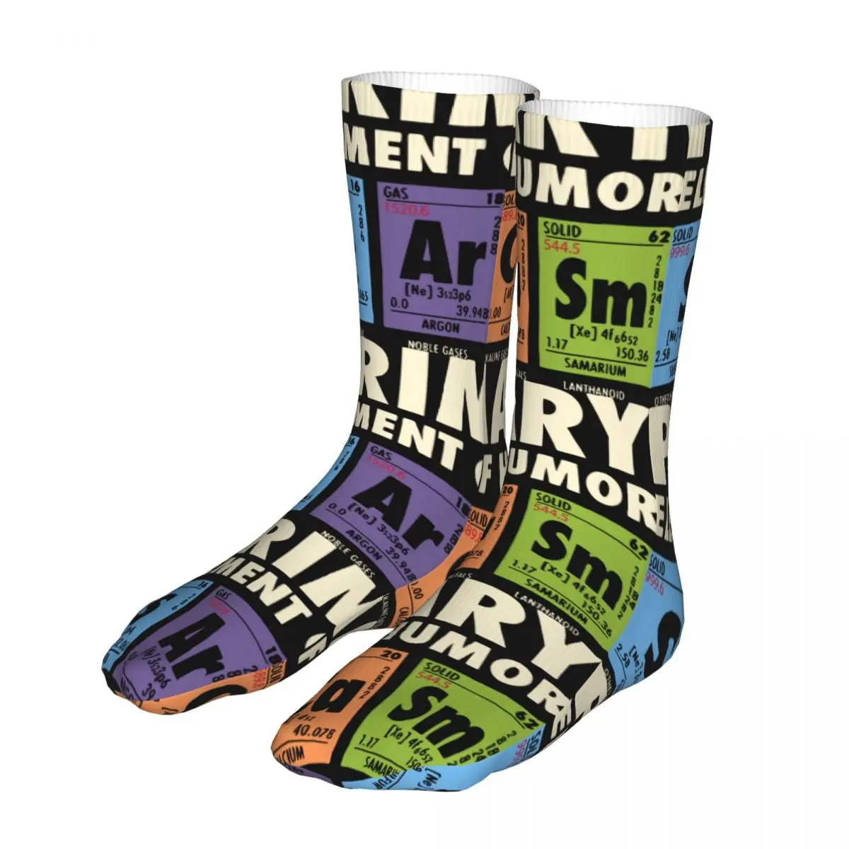 

Female Sport S Ar Ca Sm Science Socks Cotton Compression Periodic Table of Humor Woman Sock