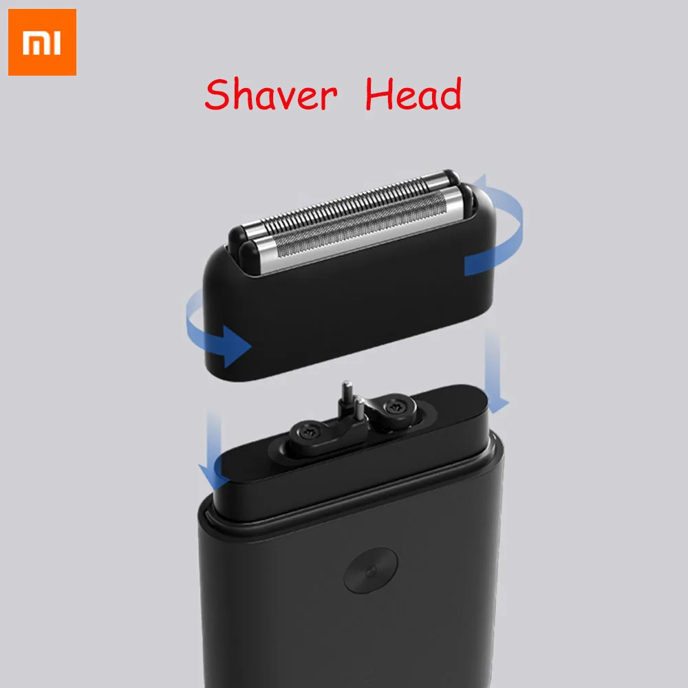 Head For Xiaomi Electric Shaver Double Cutter Razor Parts Replacement Shaving Reciprocating Cutter Head