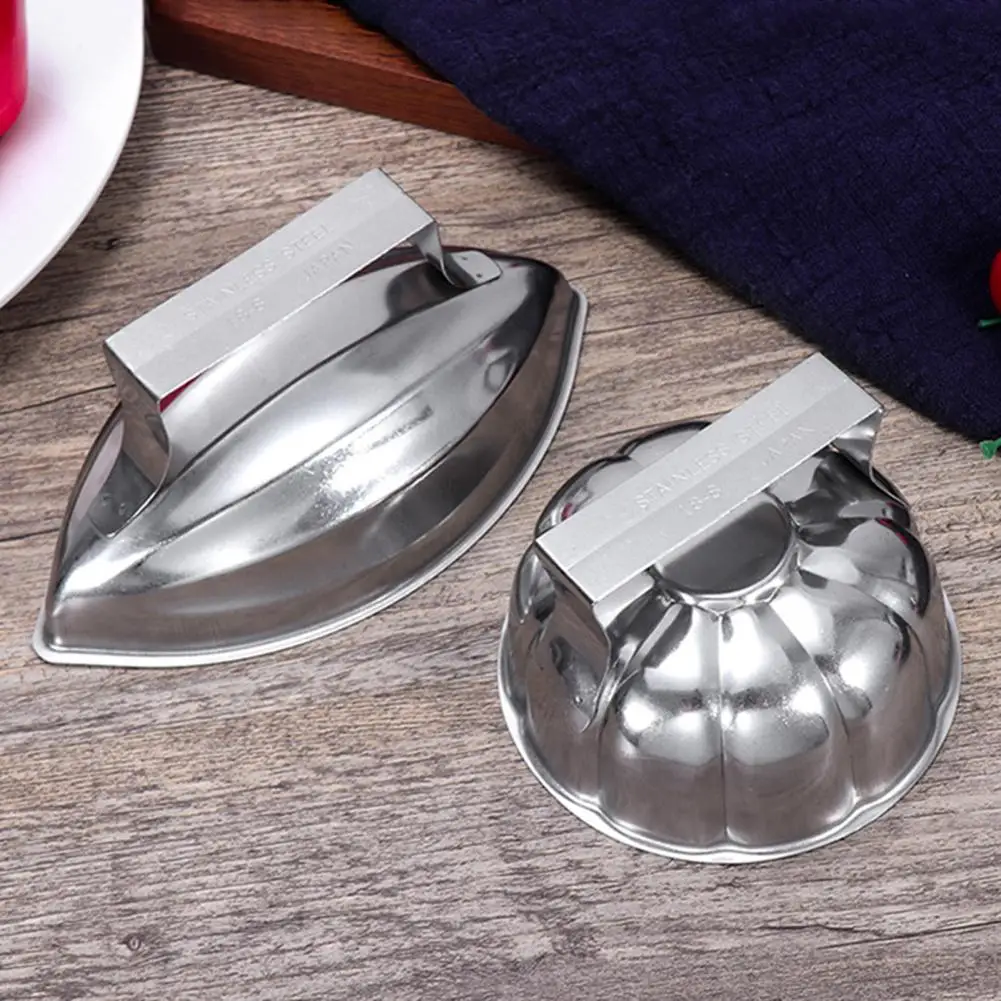 

Omurice Mold Papaya Pumpkin Shape Stainless Steel Japanese Style DIY Rice Ball Mold Sushi Making Mold Kitchen Gadgets