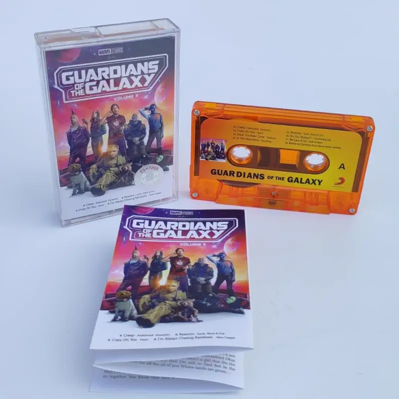 

Музыкальные кассеты Marvel стражи Галактики 3 Звездный лорд мантис енот Грут музыкальные кассеты для косплея Звуковая дорожка бокс лента Walkman пропеллер