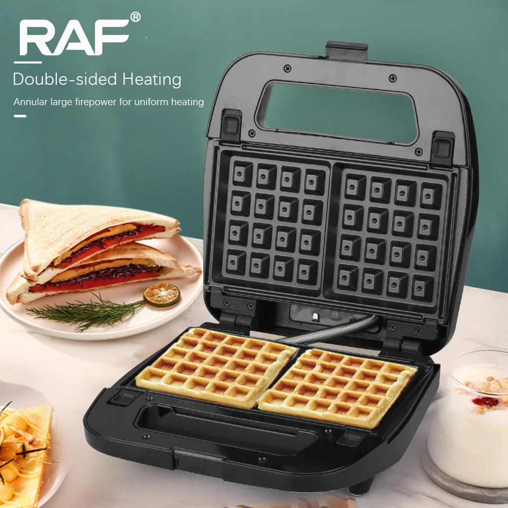 

RAF Sandwich Breakfast Machine Home High Quality Small Multi Bread Machine Fully Automatic Waffle Magic