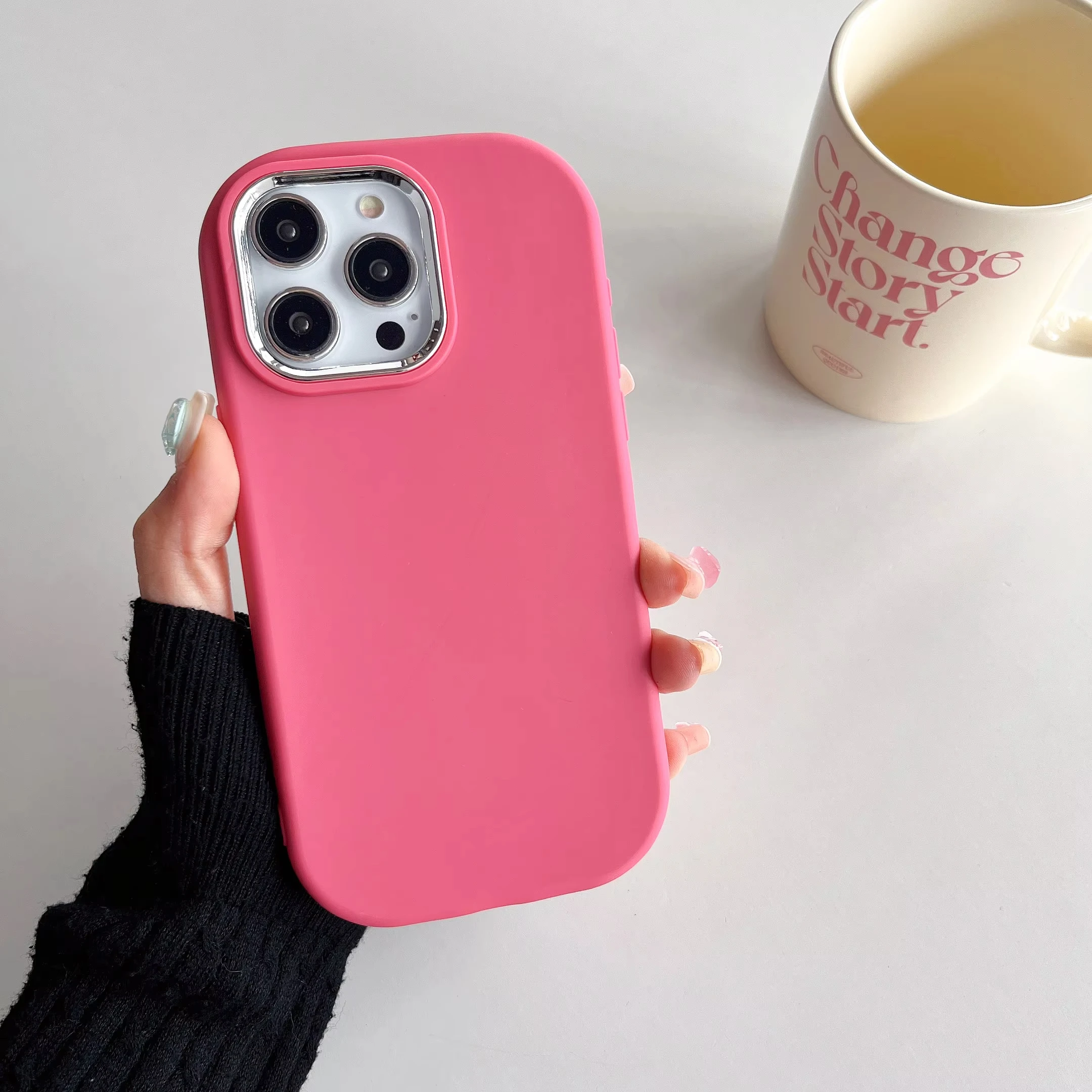 Модный мягкий силиконовый чехол для телефона Candy iPhone 11 12 13 14 15 16 Pro Max X Xs XR