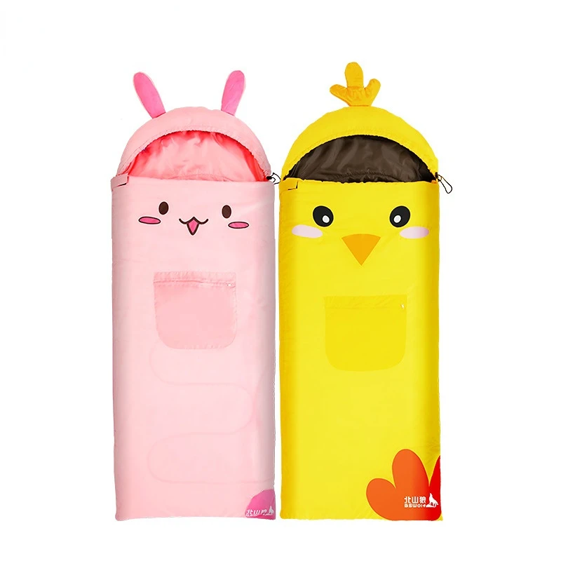 Children's Thickened Thermal Indoor Spring Summer Outdoor Camping Single Student Lunch Break Anti-kick Quilt Sleeping Bag