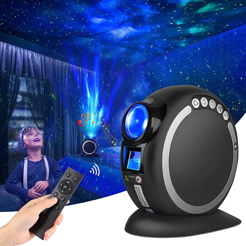 

LED Galaxy Stage Effect Lighting Snail Nebula Laser Projector Disco Ball Christmas Holiday Lamp For DJ Party