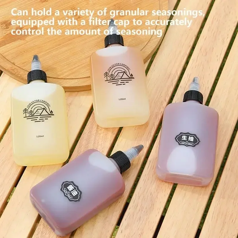 Бутылка для масла барбекю и походов портативная Герметичная приправ диспенсеры