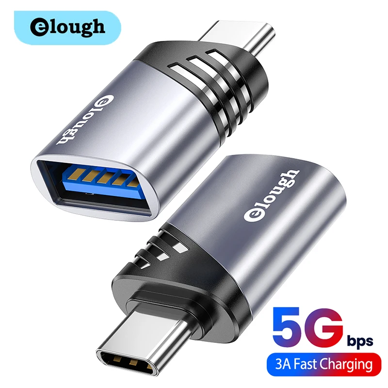 Адаптер Elough USB 3.0 Type-C Micro C OTG адаптер мама для Macbook iPad Samsung Xiaomi Poco Huawei Type к адаптеру |