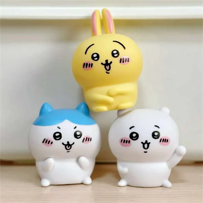 Kawaii Chiikawa Hachiware Usagi ночник аниме милый мультфильм светящаяся игрушка прикроватная