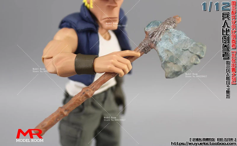 Масштаб 1/12 пластиковый нож для нарезки молоток костыль оружие модель оружия