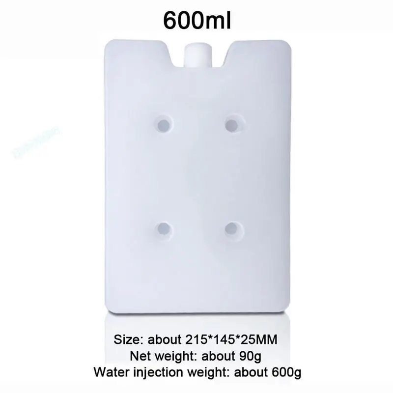 

1PC 600ml-1800ml Gel Freezer Ice Blocks For Picnic Travel Lunch Reusable Cool Cooler Pack Bag Fresh Food Storage Water Injection
