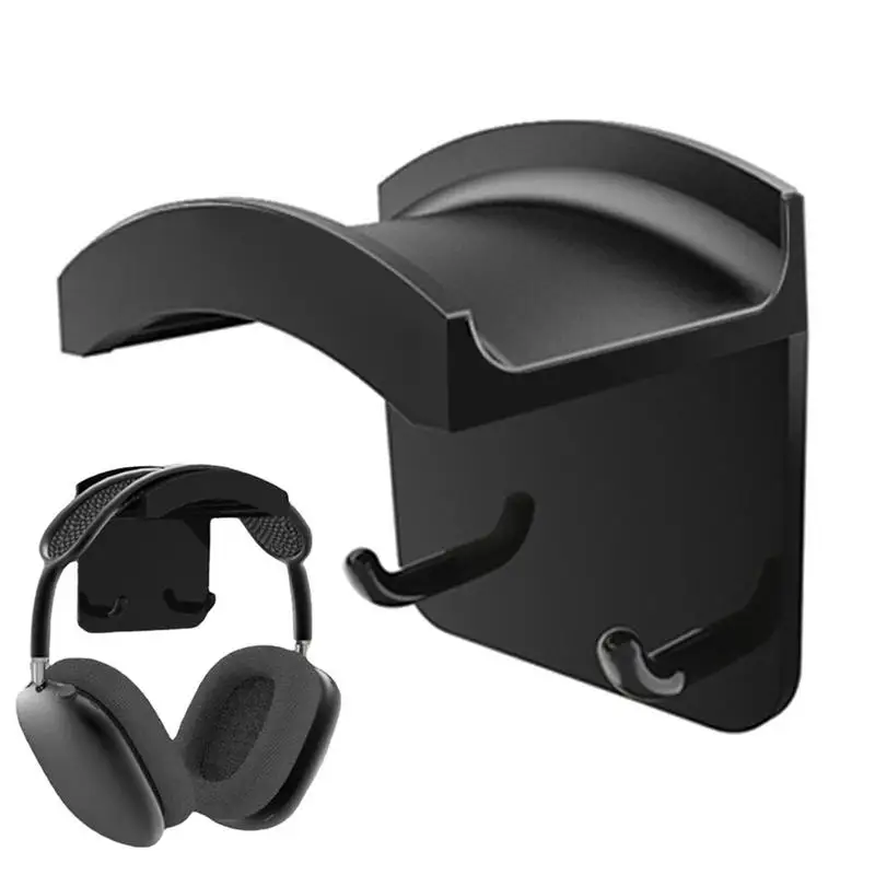 

Headphone Hanger Headset Wall Mount Stand Holder Space-saving Headset Stand Holder Under Desk PC Game Headphone Holder Mount For