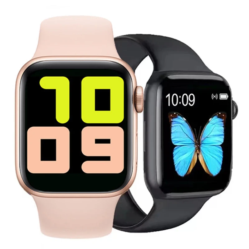 Reloj inteligente IWO 13 T500 Serie 6 para hombre y mujer, Smartwatch deportivo con control del ritmo cardíaco, llamadas, Bluetooth, 44M, para teléfono Android, iOS y Xiaomi