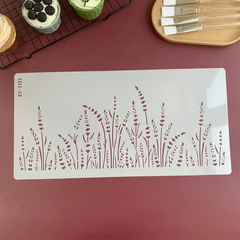 Одуванчик коралл Роза шаблон для торта пластиковая кружевная форма домашних