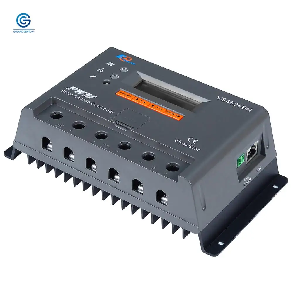 

VS4524BN 12Volt 24Volt Solar Charge Controller Circuit Diagram Price 45A PV Tracker For Energy System