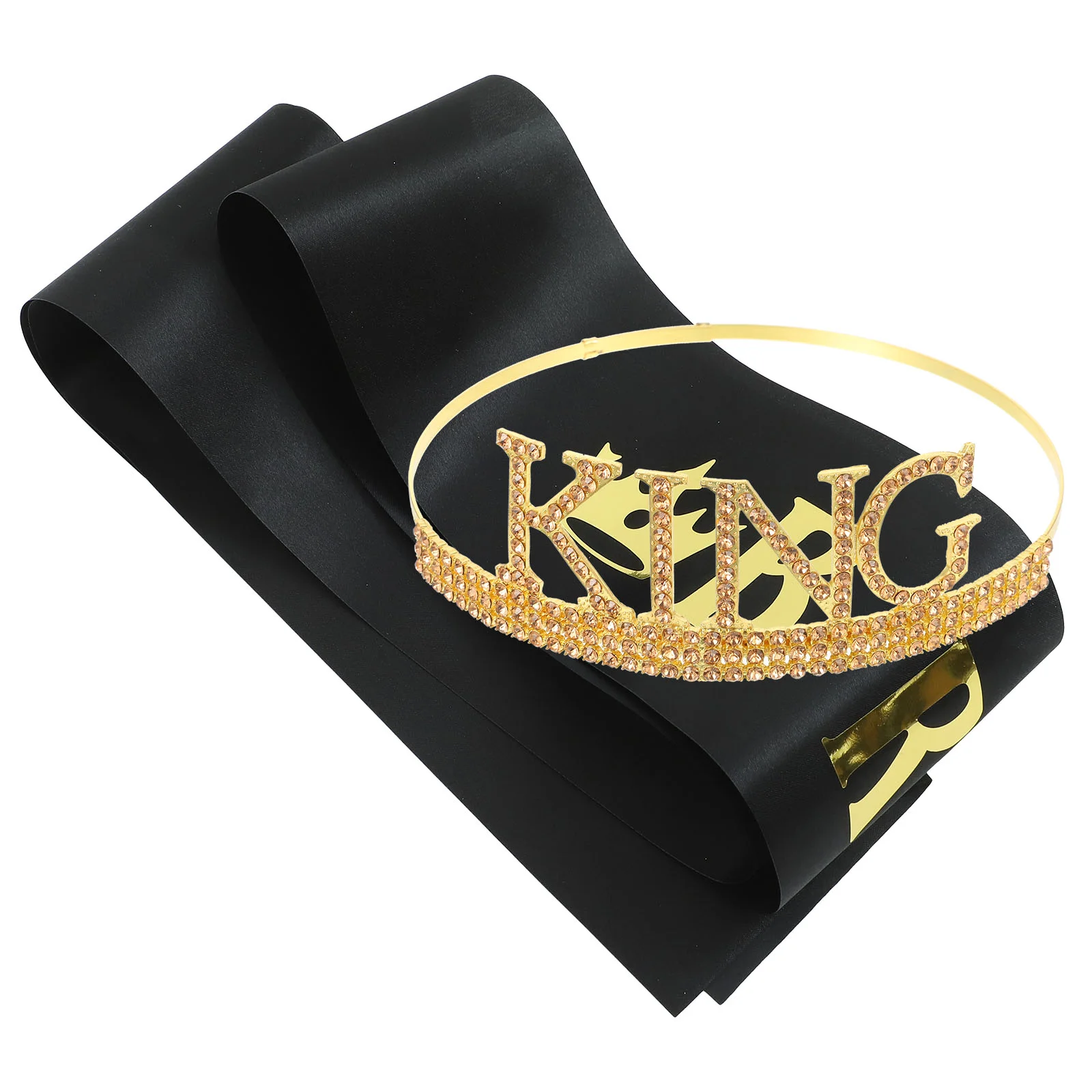 

Birthday Crown For Men Sash And Tiara Suit Commemorate Gifts Suits