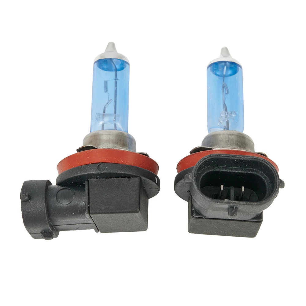 

2PCS 100W H11 Car Headlight Bulbs 6000K 1000LM Xenon Gas Halogen Light White Lamp Bulbs DC 12V 4.6A Car Headlight Lamps