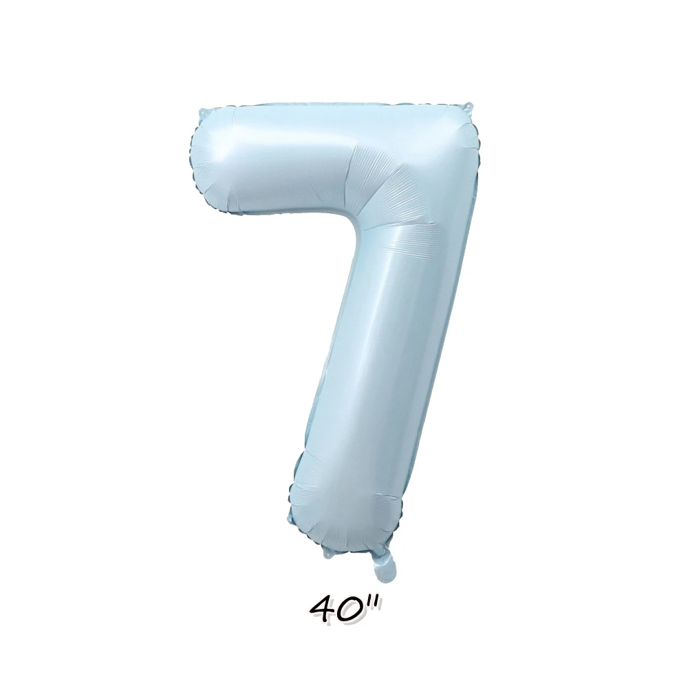 

Розовые-голубые латексные шары с номером/сердцем DIY House